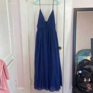 Lulu’s Long Navy Dress